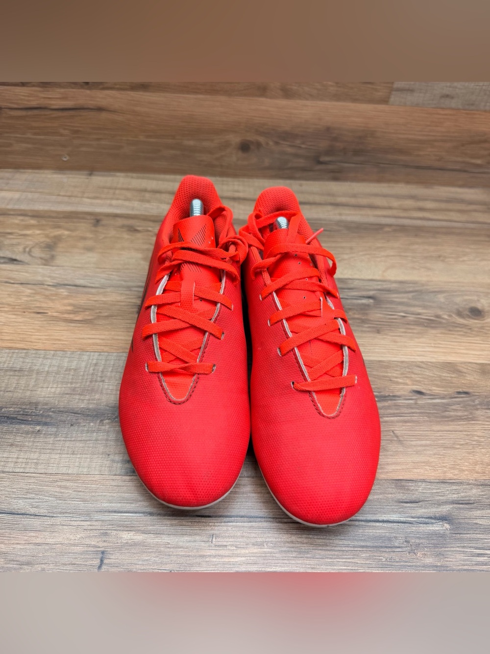 adidas kid size 3.5 Bright Red Athletic Sneaker - Picture 3 of 9